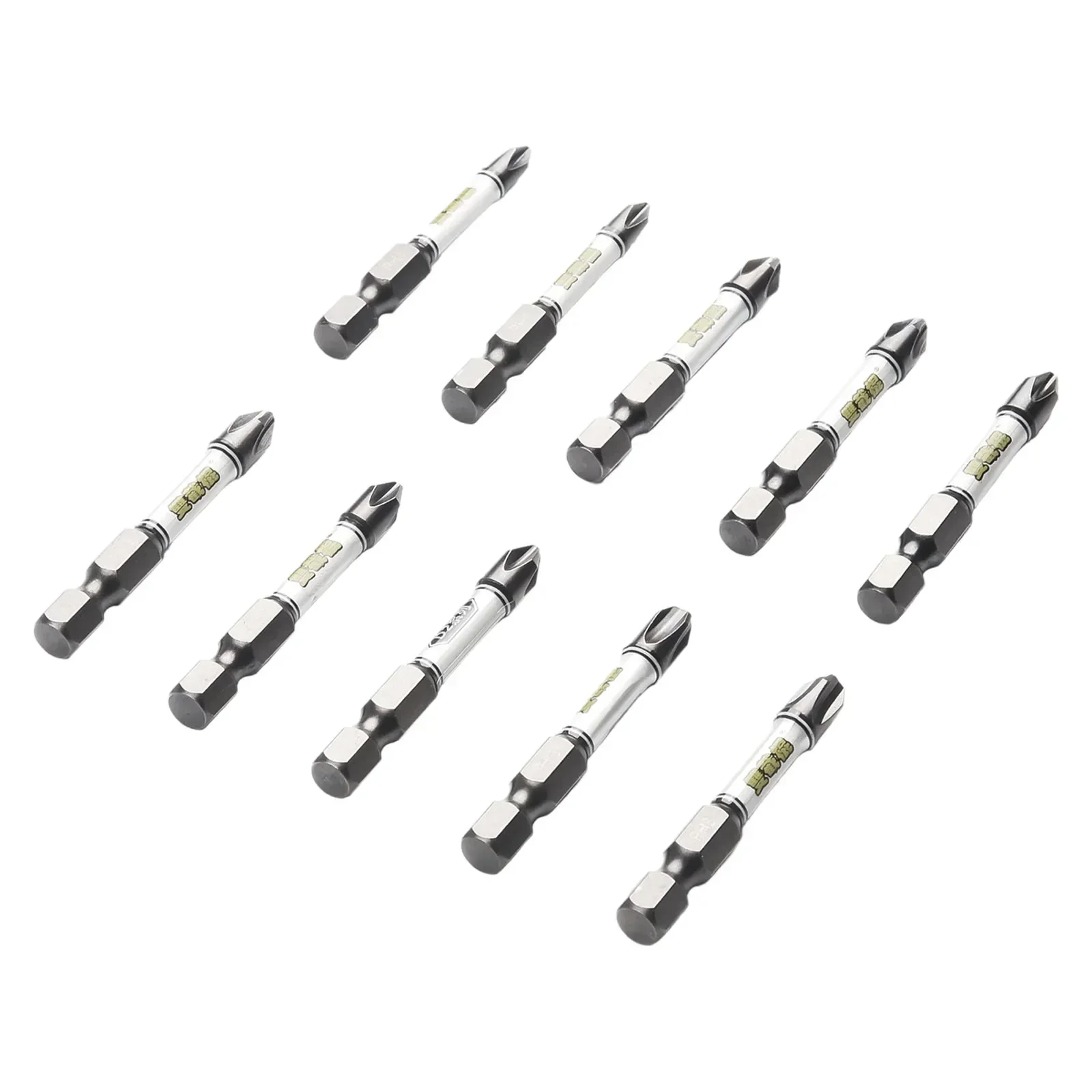 

Bit Set Screwdriver 1/4inch 50mm Long Assortment Hexagonal Torx Magnetic Metal Universal With Bit Holder