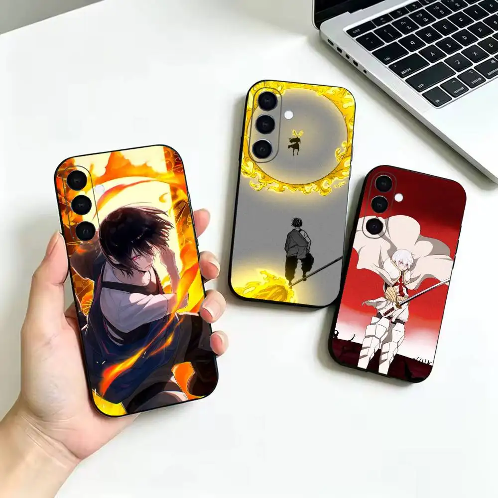 anime F-Fire Force-g Soft Silicone Protective Cover, Suitable for Samsung Galaxy A02S,A12-A52,A21S,A31,A41,A51,A71-A73,A30S