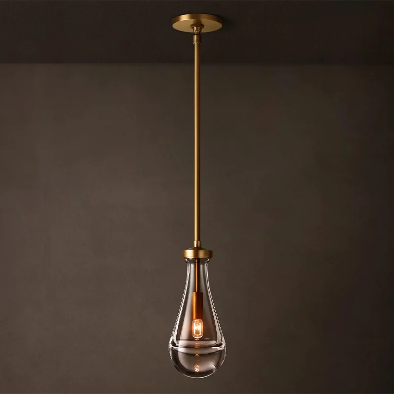 Chandelier Ceiling Light Rain Outdoor Pendant Glass Chandelier for Dining Room Living Room Luxury Lighting Decoration Home