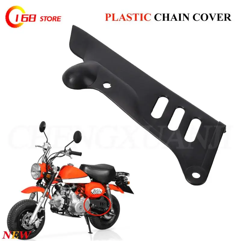 

Новый чехол на цепь. Оригинальная цепь используется для пластикового чехла на цепь мотоцикла.