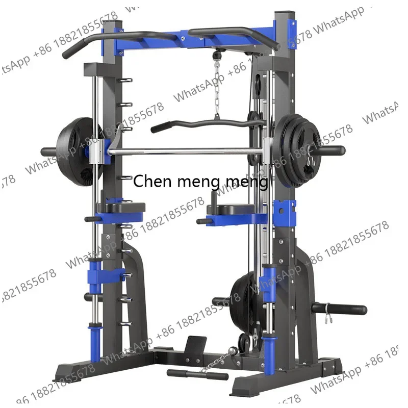 A49 Smith machine squat flat bench Integrated training machine multifunctional Fitness equipment exercise gym Home Sport workout