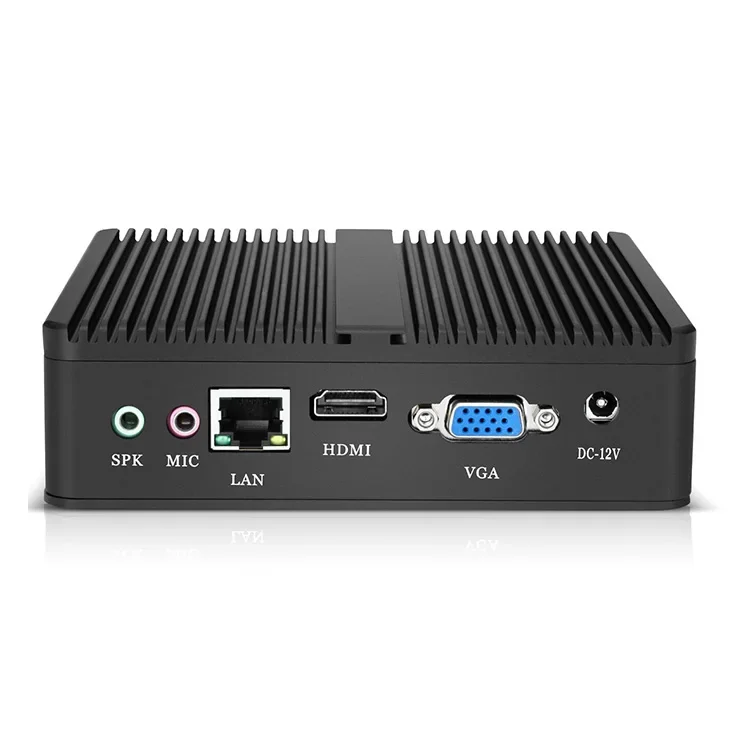 Rugged Fanless X86 Desktop Computer Embedded Industrial Mini PC J1900 Processor Box PC