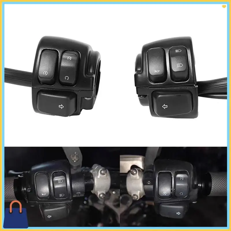 

Efficient Motorcycle Handlebar Switches Control For Softail Dyna Sportster V-Rod 1996-2012 Horn Turn Signals Light On/Off