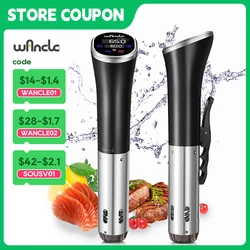 Wancle-Cuiseur sous vide avec écran LCD tactile, cowculator à immersion, cuisson précise, étanche IPX7, aspirateur avec affichage numérique, 1100W