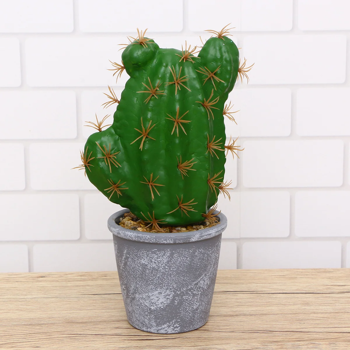 

Frog-Shaped Simulation Cactus Plant Potted Artificial Plants For Home Office Decor Small Ornaments Indoor Garden