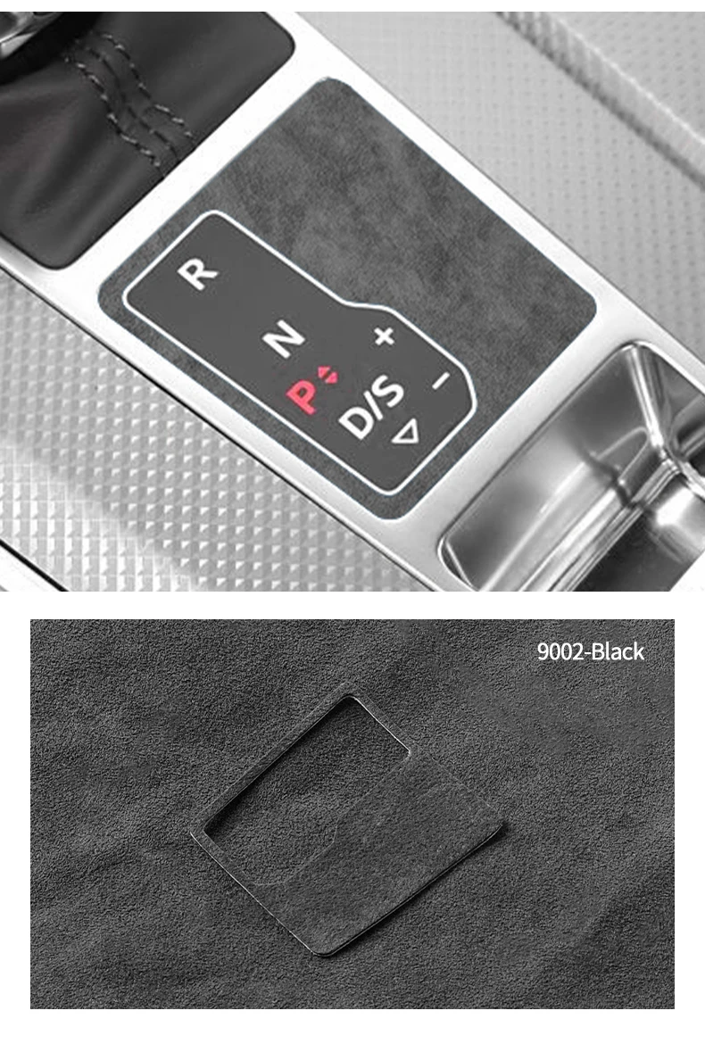 Für Audi C8 A6 A7 S6 S7 Sport Auto Ändern Getriebe Panel Rahmen Trim Aufkleber Aus Alcantara Innen Tuning Zubehör – Detail 8