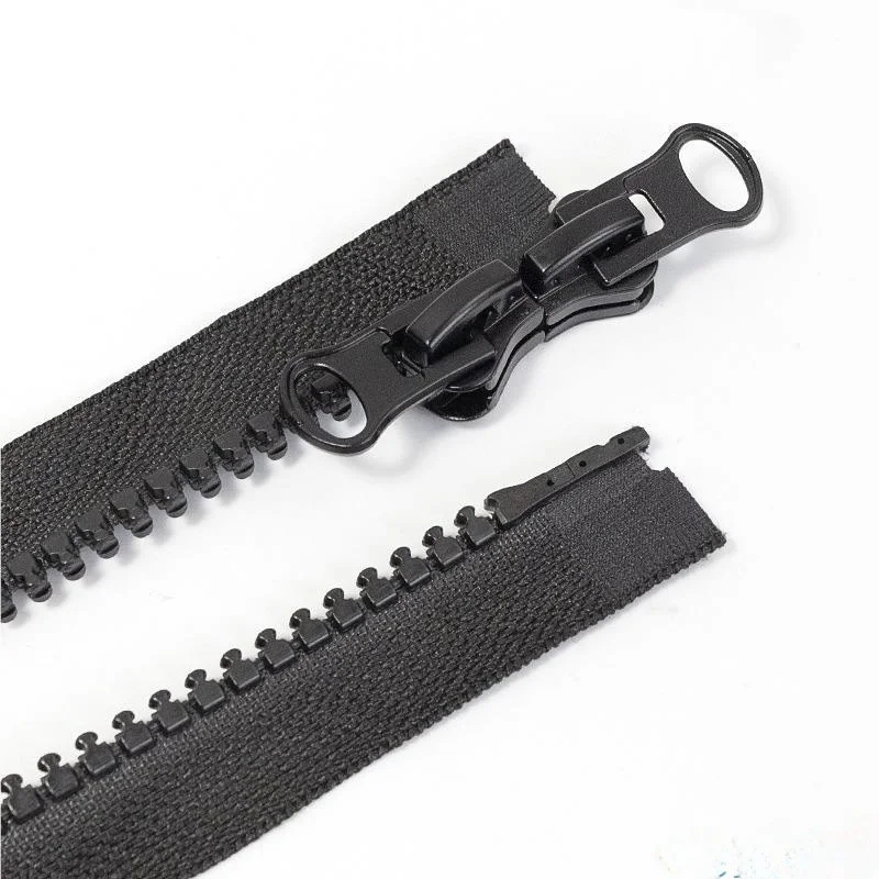 

Молния №5 с двумя бегунками, длинная, двусторонняя, из полимерной смолы, черная, для одежды и верхней одежды