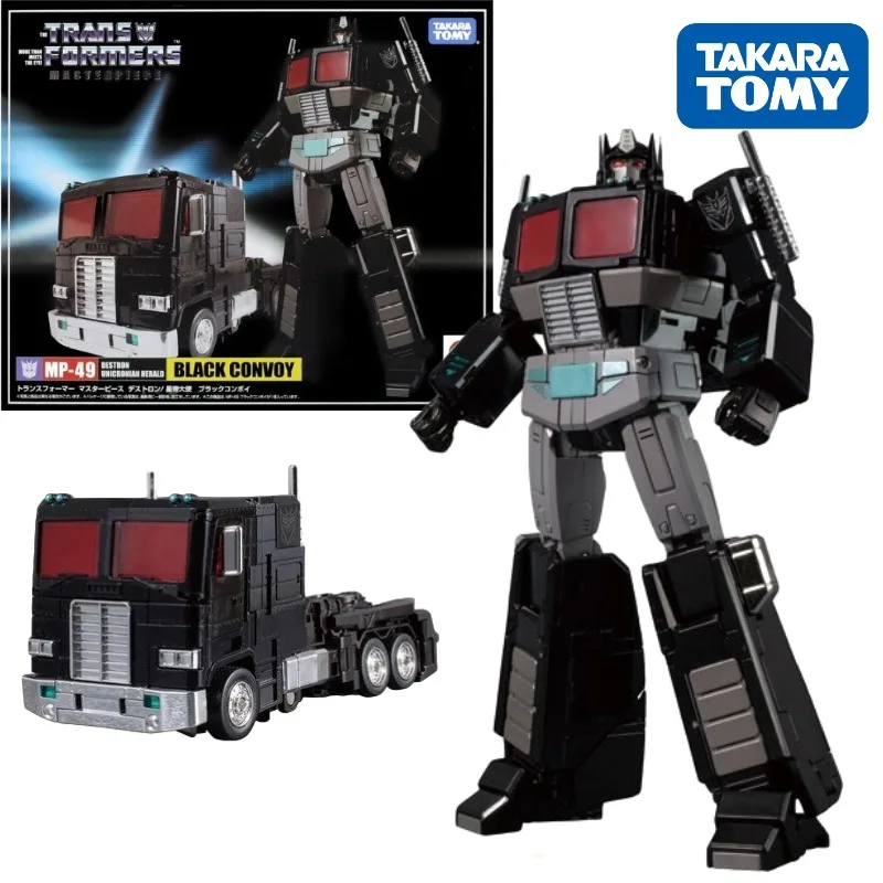 In Stock Takara Tomy Transformers Toys MP49 Black Convoy Figures Action Figures Collectible Gifts Classic Toys Collecting Hobbie