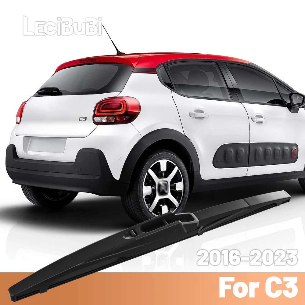 Für Citroen C3 SX SY 2016-2023 2017 2018 2019 2020 2021 2022 Heckscheibe Scheibenwischerblatt Heckscheibenwischer Zubehör