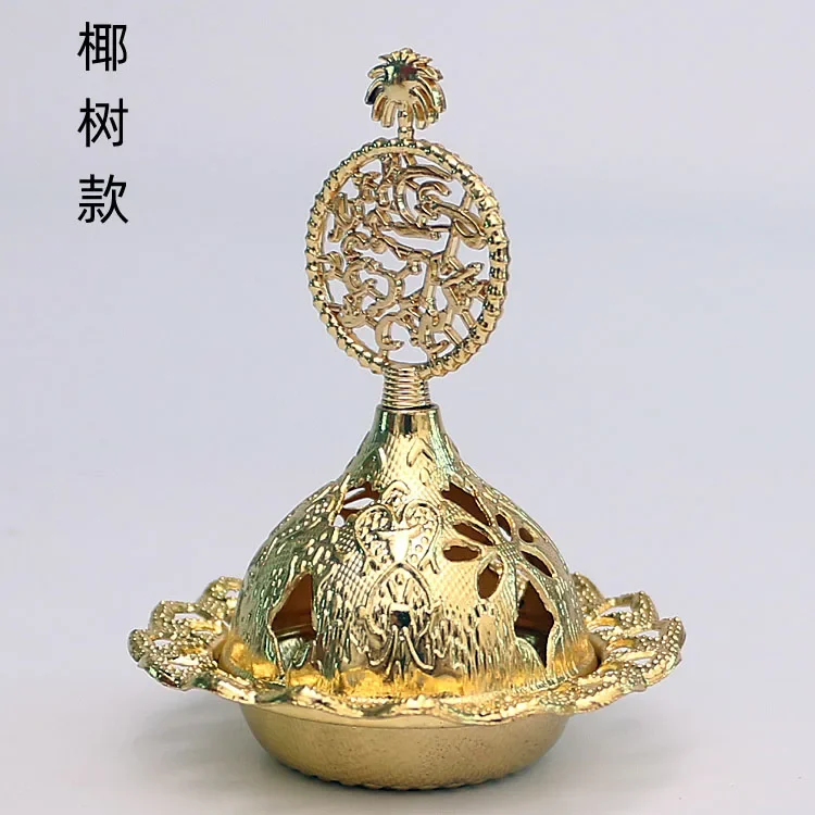 Creative gourd gold wrought iron mini incense burner Middle Eastern Arab home decoration