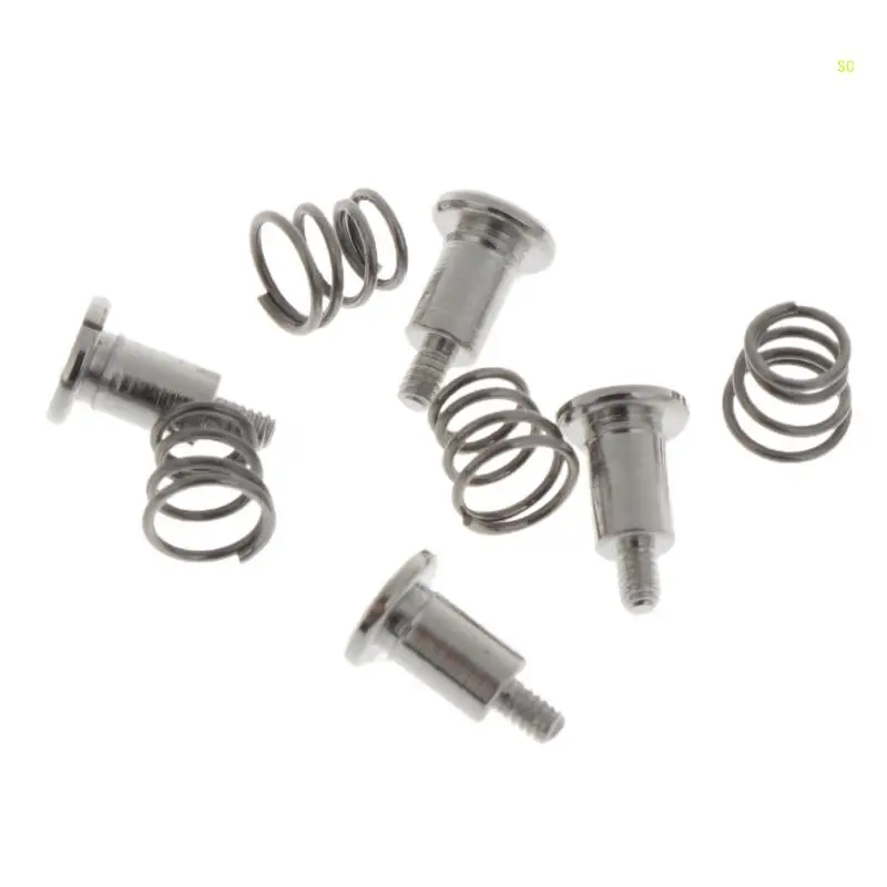 4 Laptop CPU Ốc Vít Tản Nhiệt Mặt Sau Chân Đế Tích Tắc Sửa Vít Cho E6400 E6410 Trang Sức Giọt