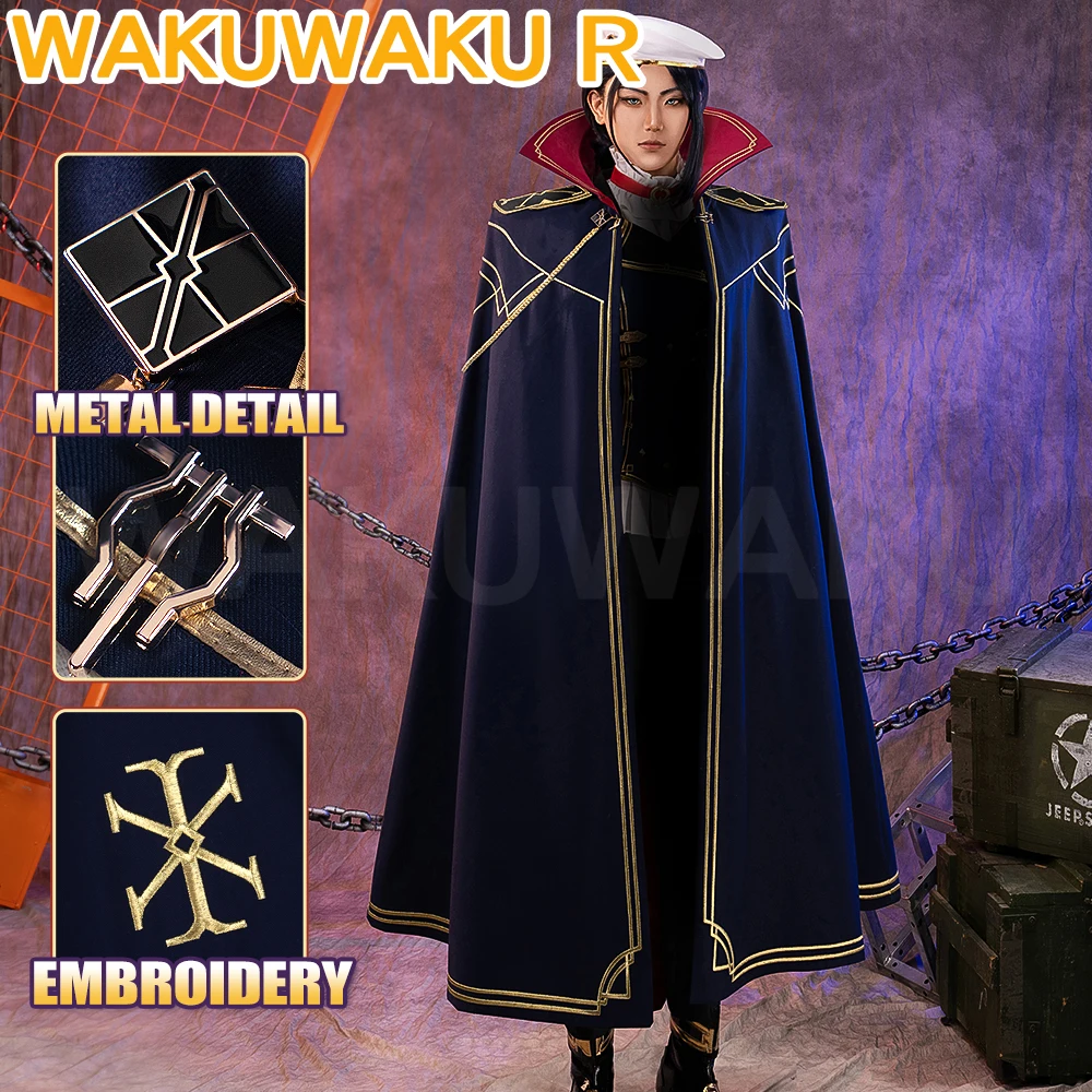 

IN STOCK Caitlyn Cosplay Costume Anime Arcane:League of Legends WakuWaku-R Women Uniform Cloak Arcane Season 2 Caitlyn Costume