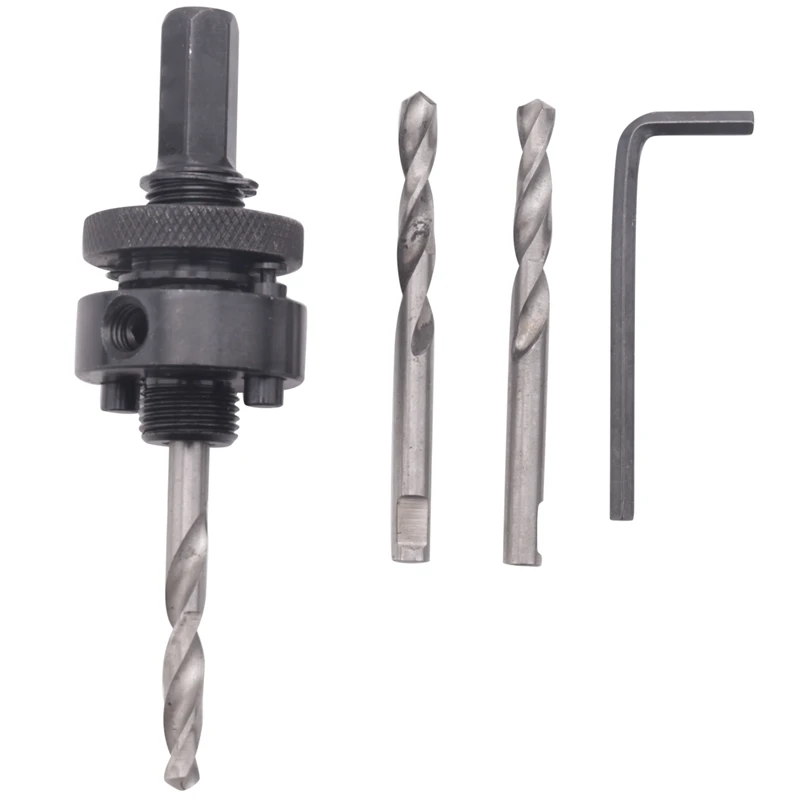 

Оправка для кольцевой пилы с шестигранным хвостовиком 7/16 дюйма, подходит для кольцевой пилы от 1-1/4 дюйма до 6 дюймов, быстросменная сверхмощная оправка из легированной стали с 3 1/4 дюйма