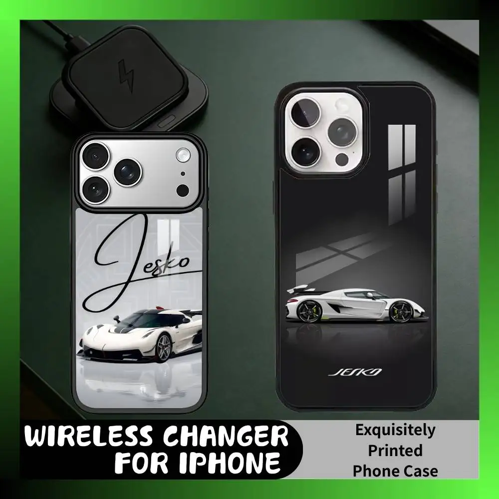 

KOENIG One Sport-Cars Phone Case For iPhone17,16,15,14,13 Plus,Pro Max Magnetic For Magsafe Wireless Charging