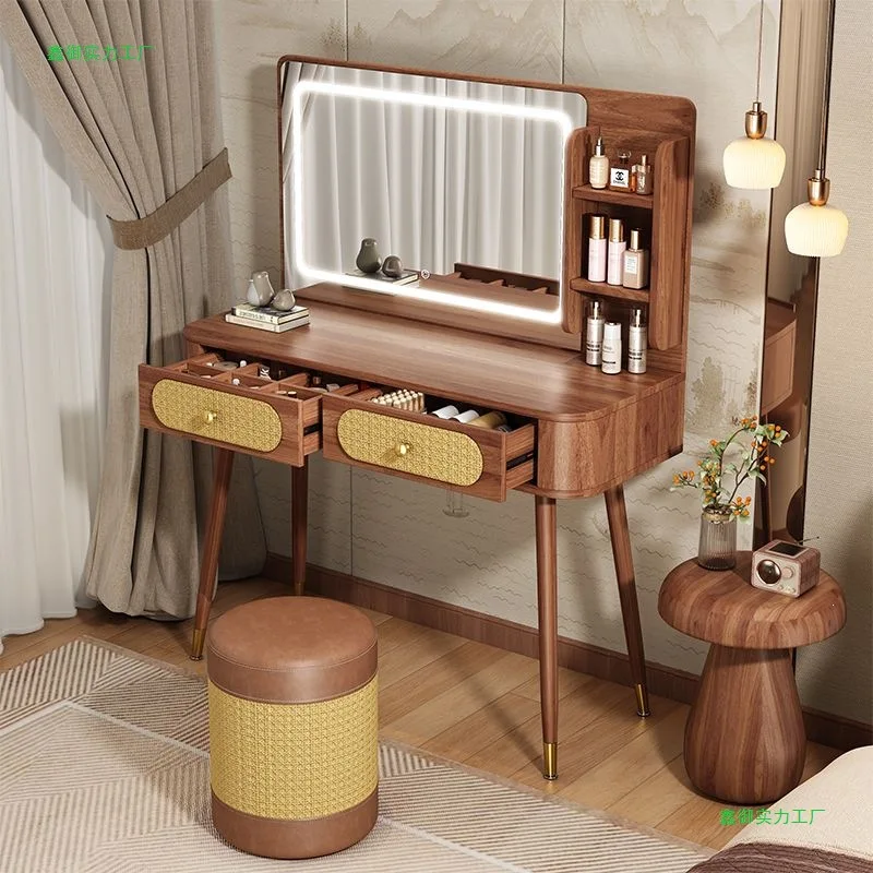 Dresser bedroom dressing table 2026 new master bedroom small dressing table mirror integrated