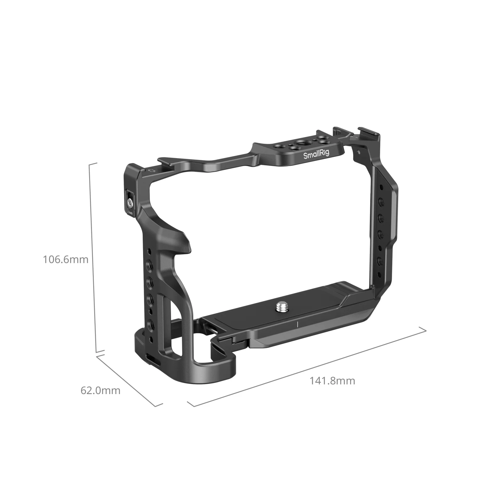 SmallRig Z50 II Baseplate / Camera Cage for Nikon Z50 II with Tempered Glass Protector w Arca-Swiss Quick Release Plate for DJI