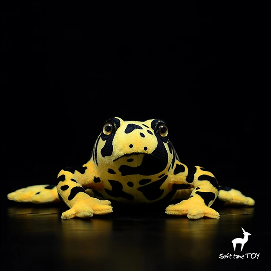 Poison Dart Frog Plush Toy High Fidelity Poison Arrow Frog Plushie Poison Frogs Peluche Lifelike Stuffed Animals Simulation Doll