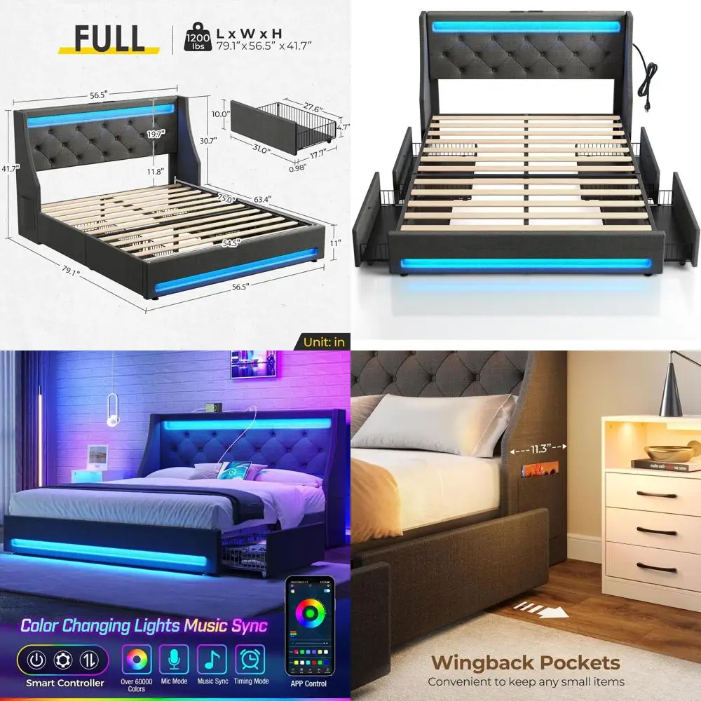 Ull Bed E With Led …
