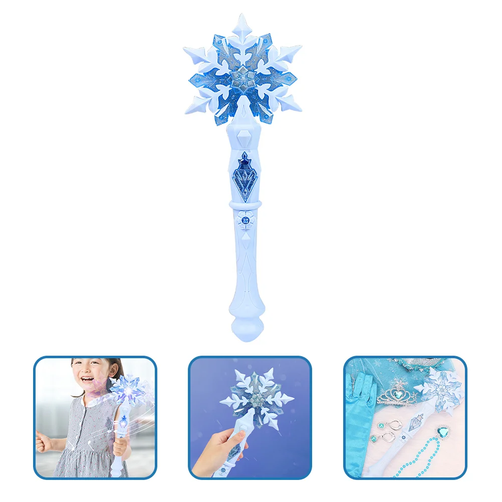 

Snow Wand Light Up Cosplay Snowflake Toys Dress-up Roleplay Costume