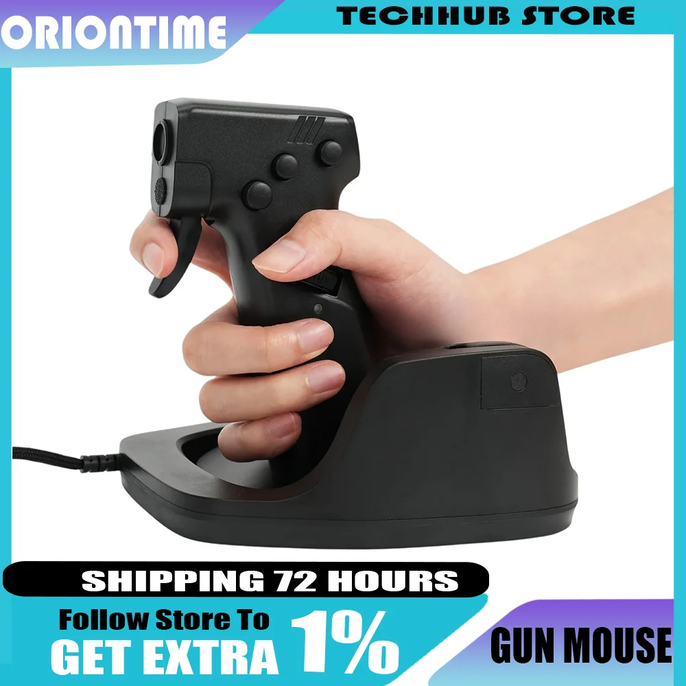 

OrionTime L25A Gun Mouse FPS Игровой пистолет Ручка Проводная периферия ПК Пользовательские аксессуары для геймеров Игровые мыши