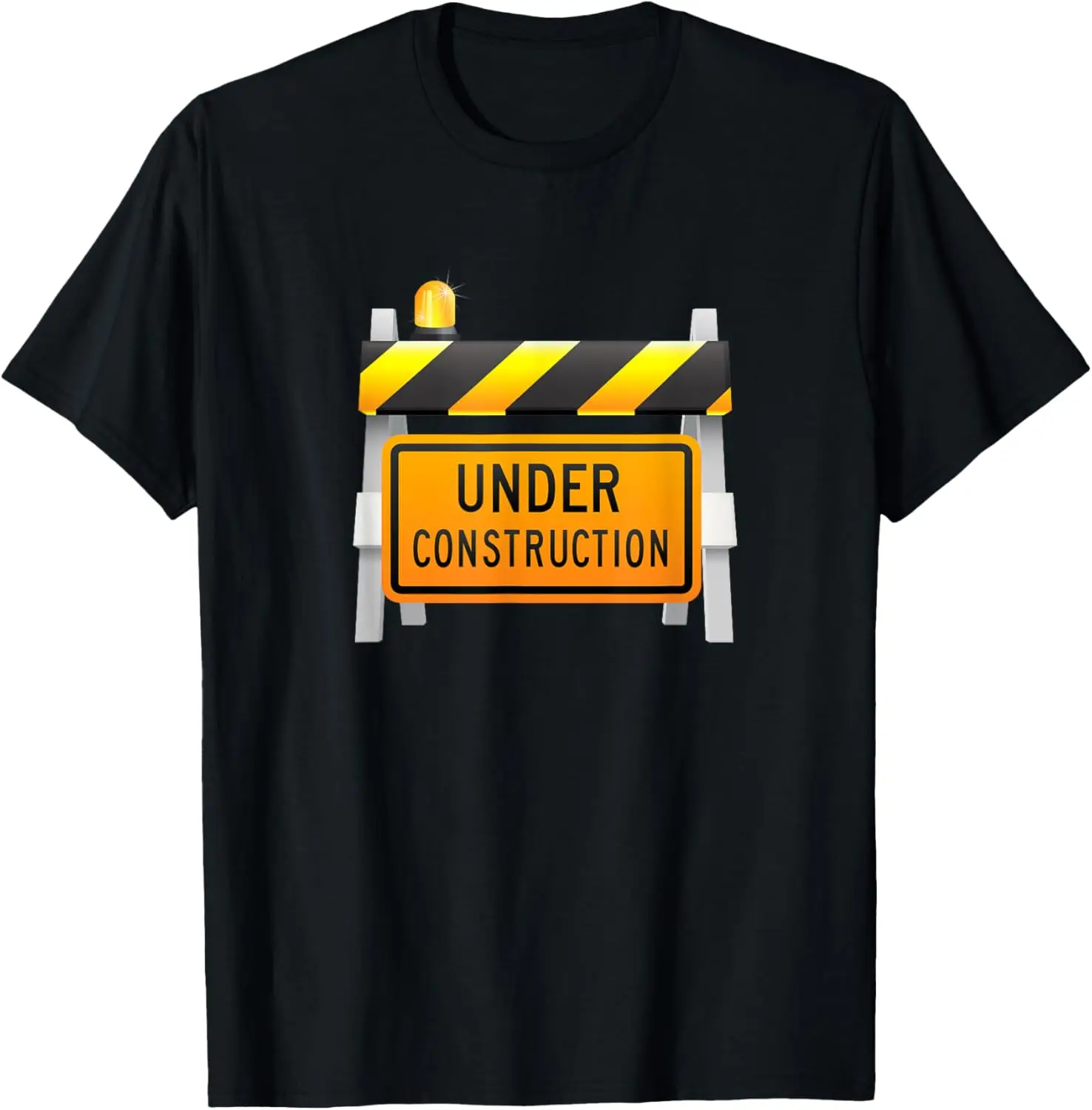 Under Construction Sign T-Shirt T-Shirt