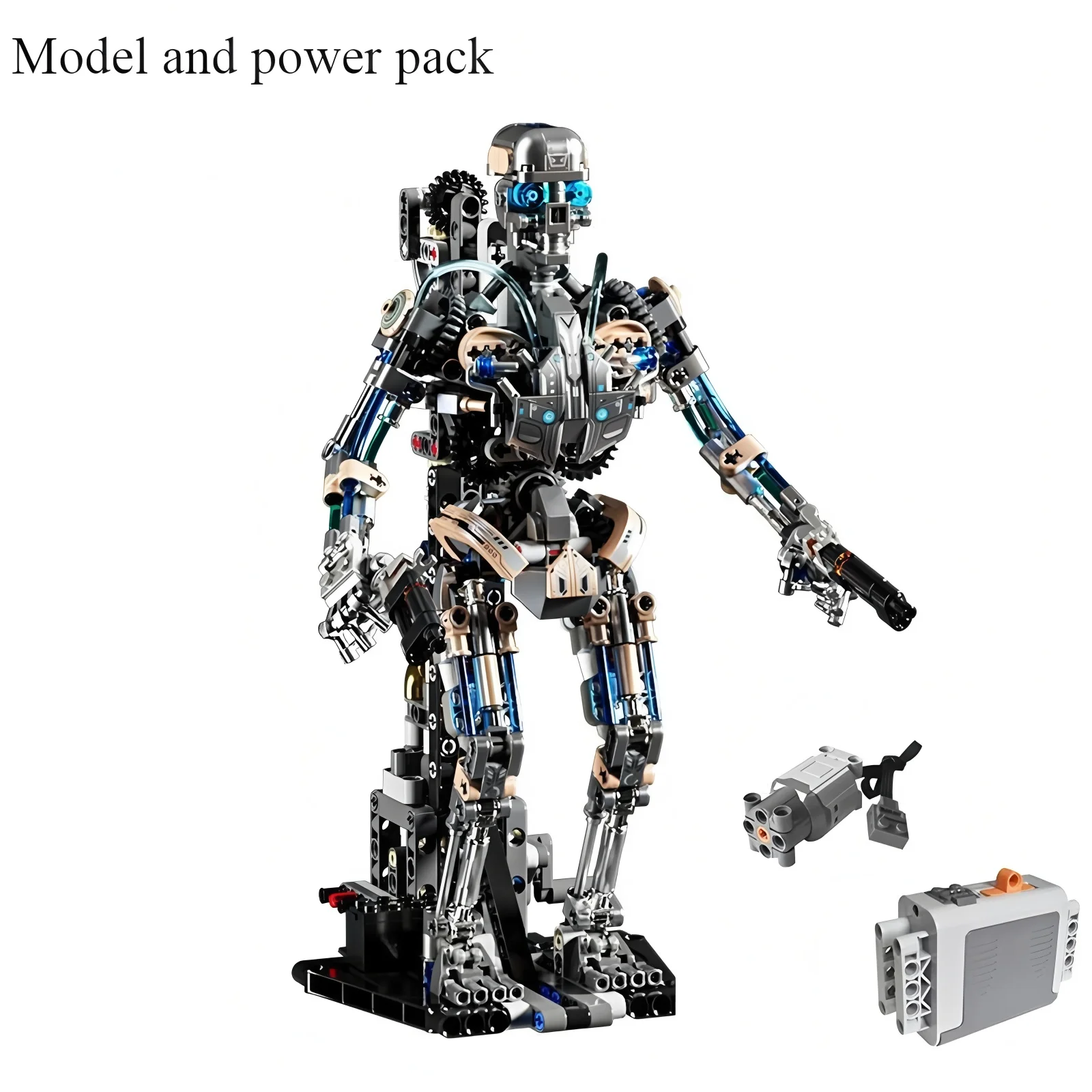 692 قطعة نموذج مكعبات بناء روبوت العظام ، مكعبات بناء التجميع الميكانيكية ، ألعاب مكعبات البناء للأطفال ، هدايا ذاتية الصنع