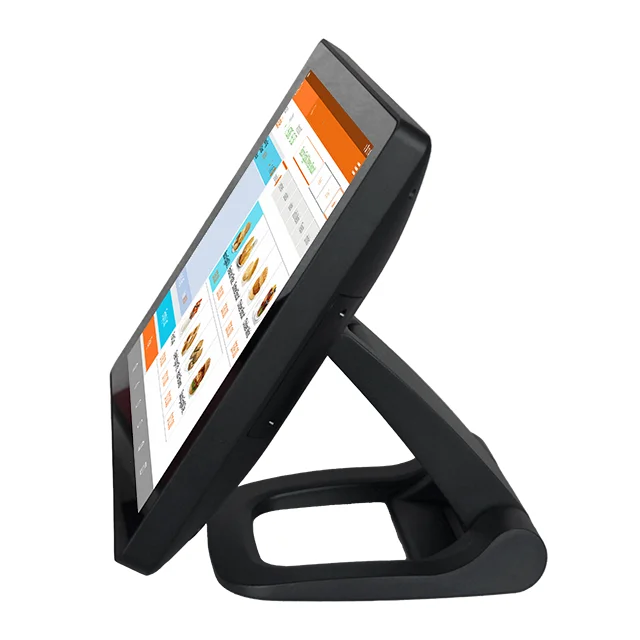 

Newly Model HDD-280F Aluminium Alloy 15'' Main Display with 9.7'' Second Display All in One Cash Register POS System Machine