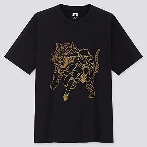 Manga Ut Captain Tsubasa T -Shirt Kojiro Hyuga Tiger Shot/L Size