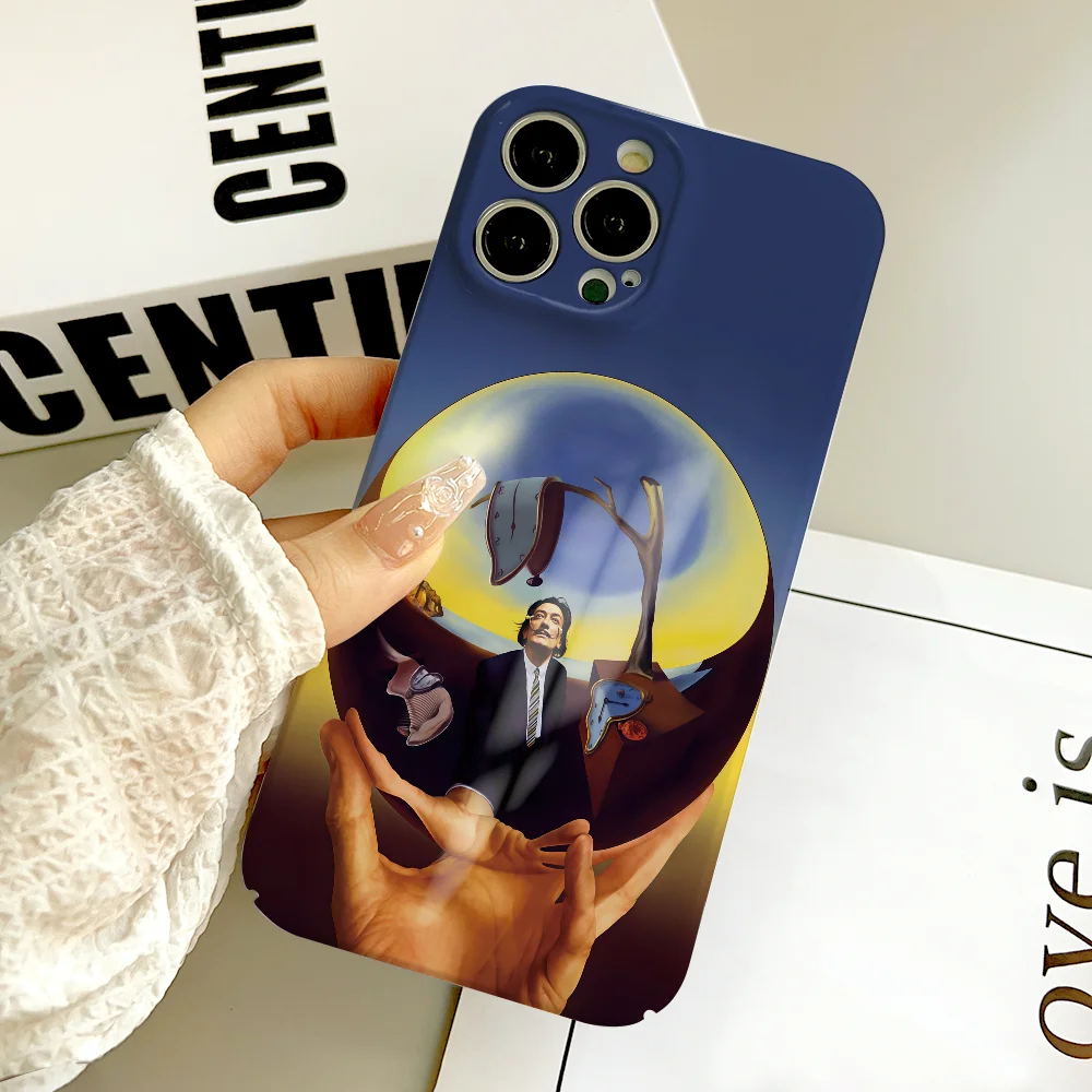 

Funny artist Salvador Dali phone case FUNDA For IPhone 17 16 15 14 13 12 11 Plus Pro Max Mini Glossy HD Hard Cover Film