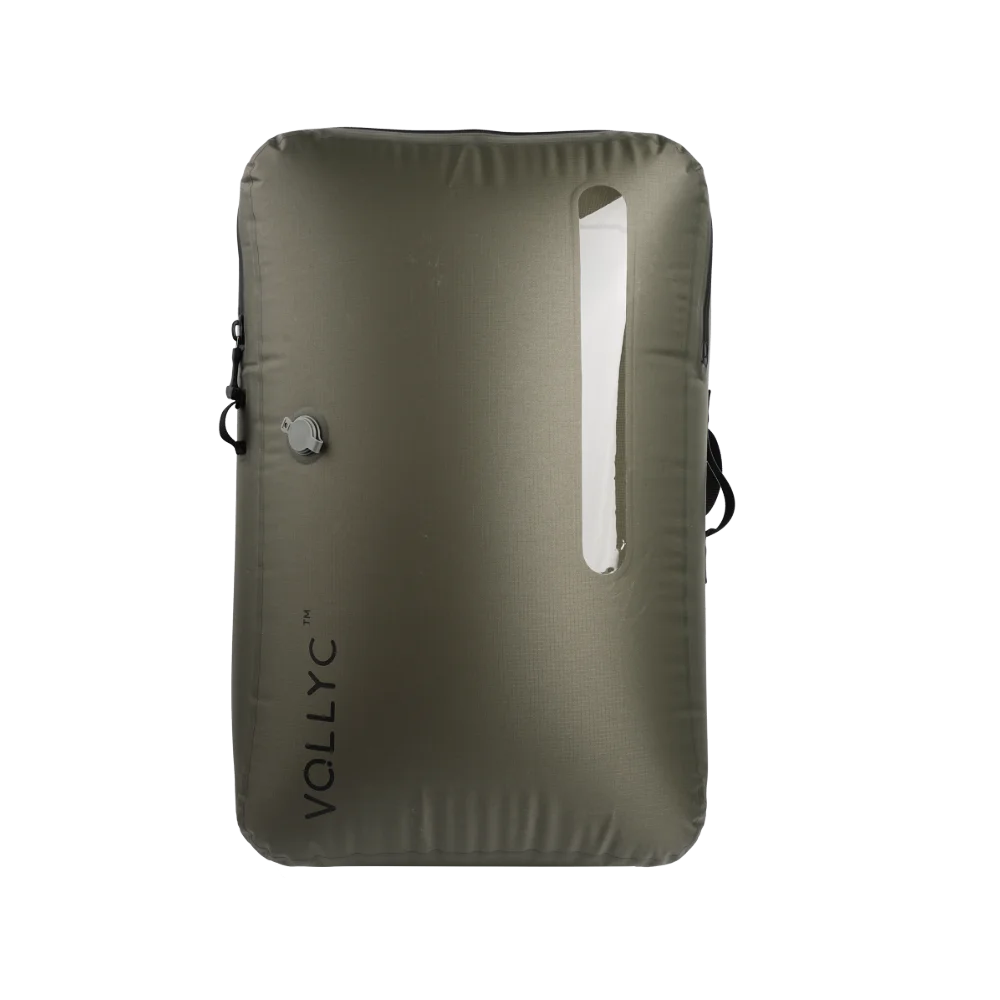 FLEXTAIL X VOLLYC EZYPACK - 18-55L vacuüm opbergtas, herbruikbare kleding opbergtas, reiscompressie rugzak bagagetas