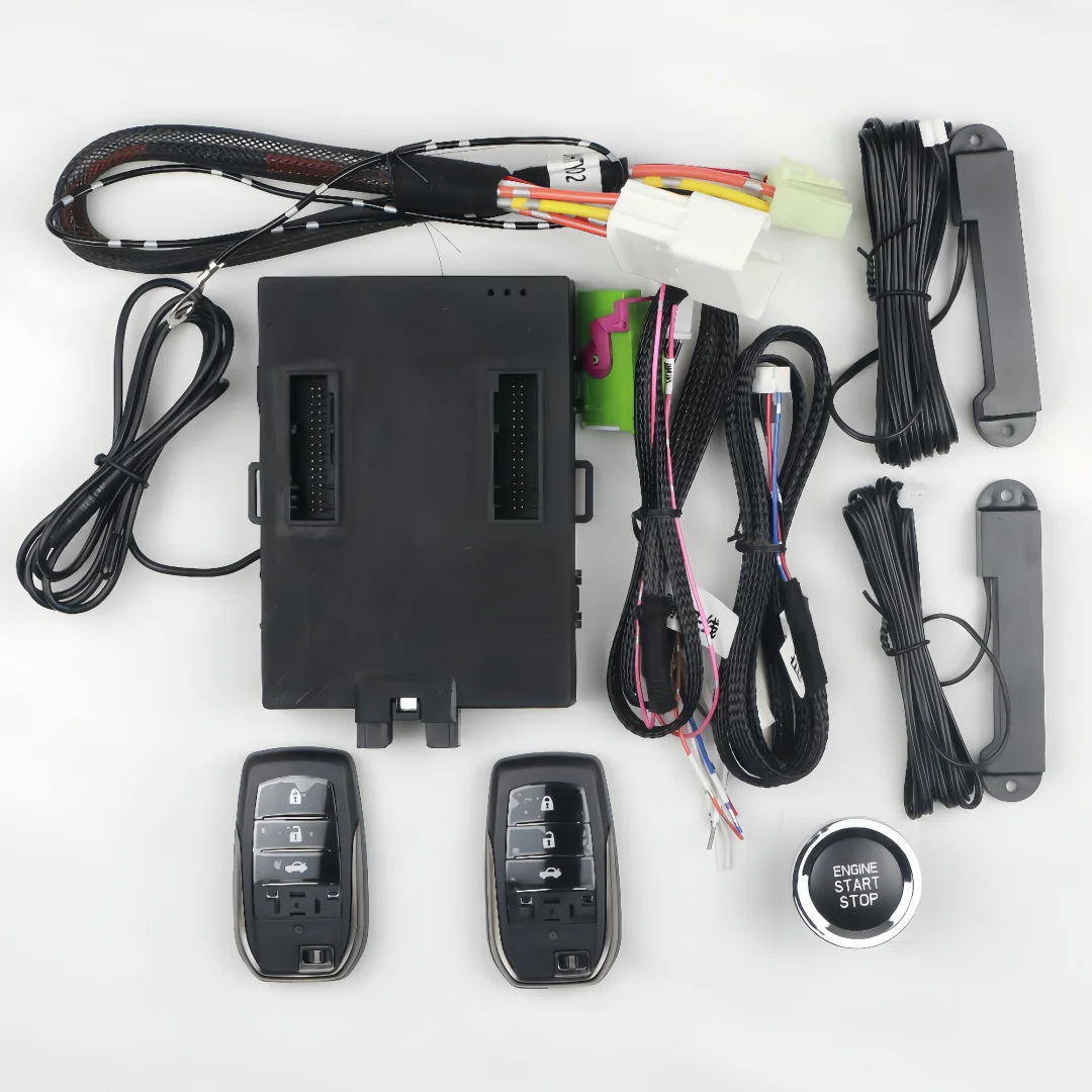 

Для Toyota Prado 2018-2022 гг., двигатель автомобиля, палец, запуск, стоп, пульт дистанционного управления, система доступа без ключа, Plug Play, автомобильные детали