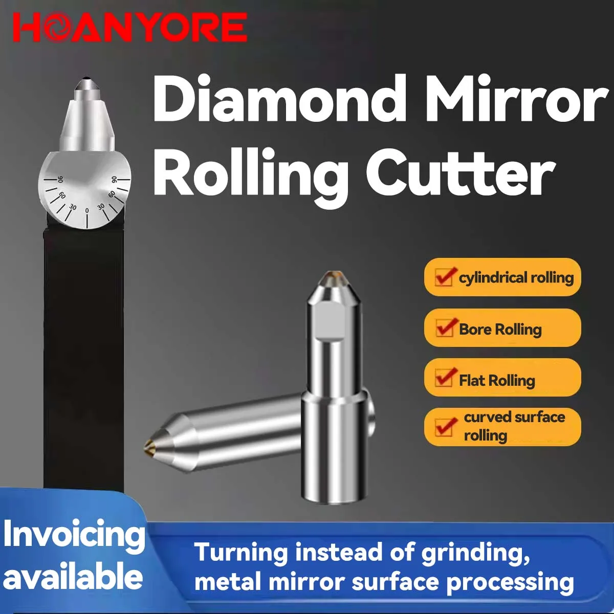 

Burnish Tools Mirror Surface Burnish Lathe Rolling Cutter Steering lever custom-made natural Level of jewelry diamond R1.0 R2.0