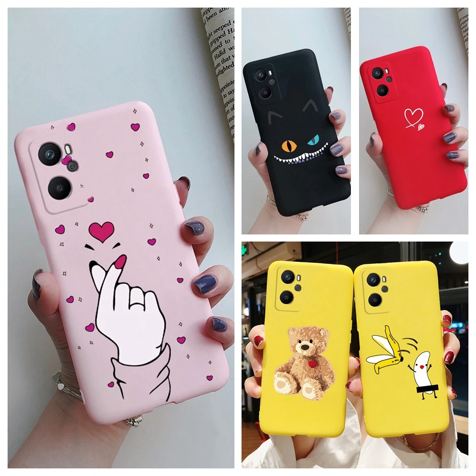 For OPPO A96 4G Phone Case Soft Silicone CPH2333 Back Cover for OPPO A96 A 96 OPPOA96 4G Bumper Cases New Funny Painted Fundas