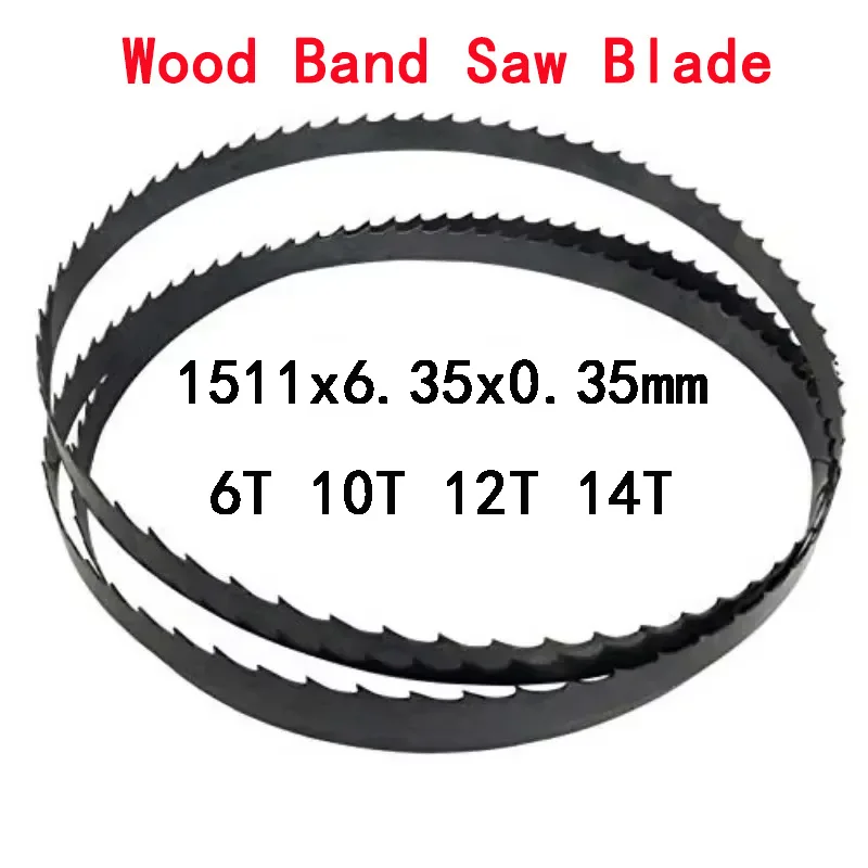 Hojas de sierra de banda, 1511mm, 1511 ", 1/4mm, 6 TPI, BS900 Ryobi, Black Decker, DN300, DN330, Dewalt, Delta