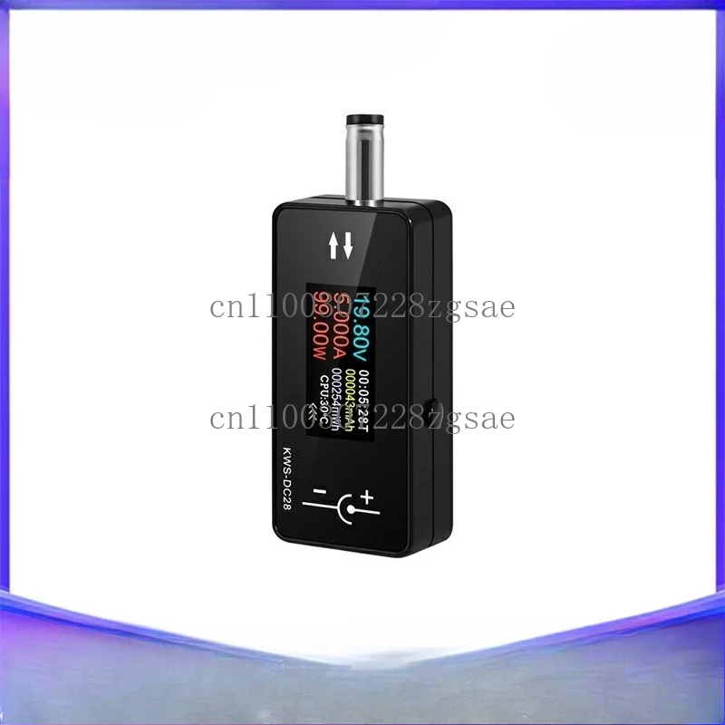 DC4~ 30V 0~ 12A Voltage Ammeter Power Meter 0.96 Inch Screen Tester DC5.5 * 2.5 Interface