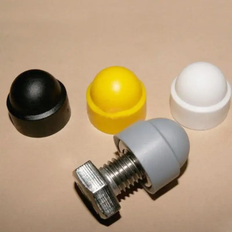 Nylon Dome Bolts Nut Caps Screw Cover Cap Hexagon Shape for Bolt Cap Cover Weatherproof Home Repair