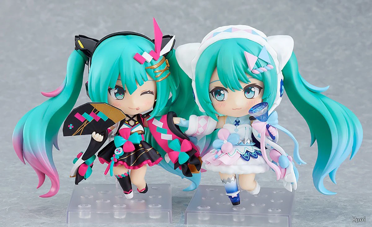 Oryginalne figurki/nakładki Nendoroid firmy Good Smile Company # Figurka akcji Hatsune Miku Magical Mirai 2020 Winter Festival z 1740 roku