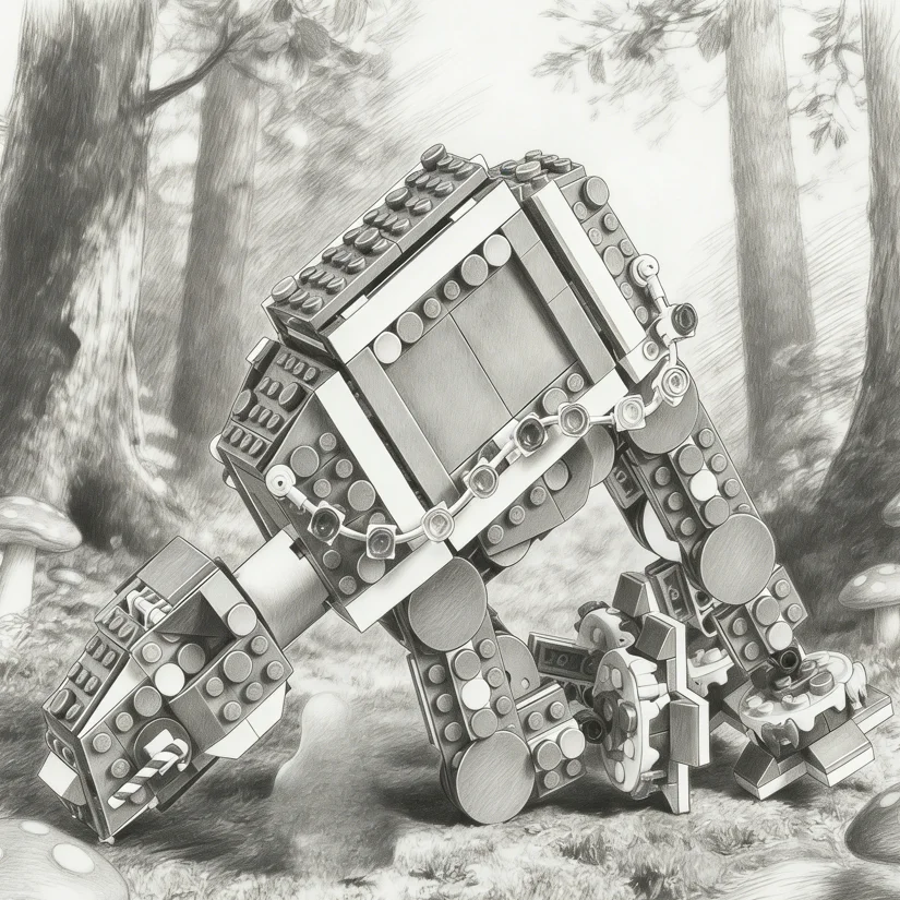 

697PCS Gingerbread AT-AT Snowspeeder Addon Model 40806 Building Blocks DIYEducation Assembly Toys for Kids Christmas Gift Toys