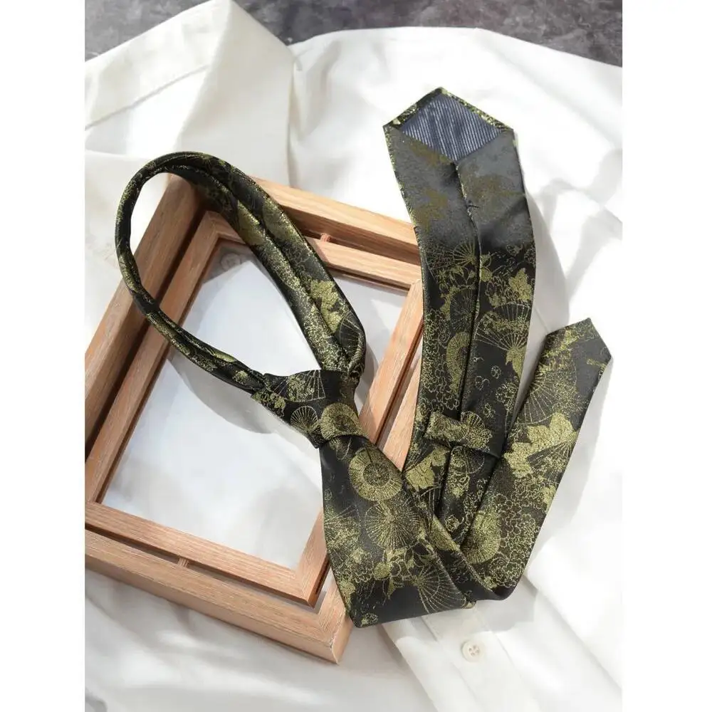 Cravatta artigianale in stile nazionale, accessorio per camicia da abito casual di fascia alta per uomo e donna, moda artistica ed elegante