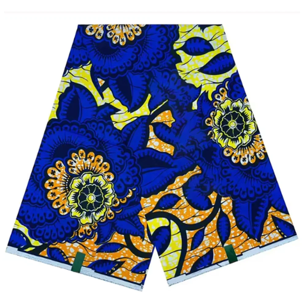 Veritable Dutch Super-W Guaranteed Super Real Wax Print Fabric Hollandais Pagne Africa Dress 100% Cotton Wax Pagne Original VLS