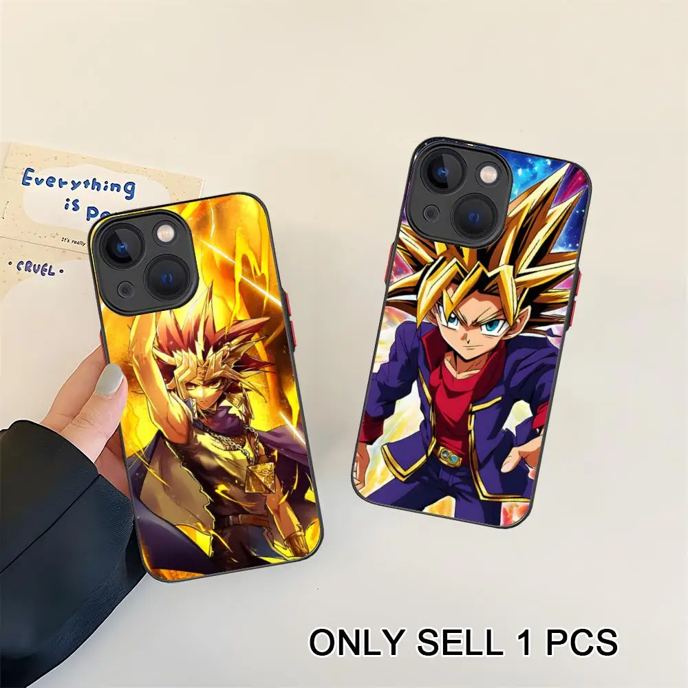 

Yugioh Yami Yugi Phone Case for iPhone 17 16 15 14 13 12 11 X XR XS Air Pro Max Plus Mini Skin Feel Cover