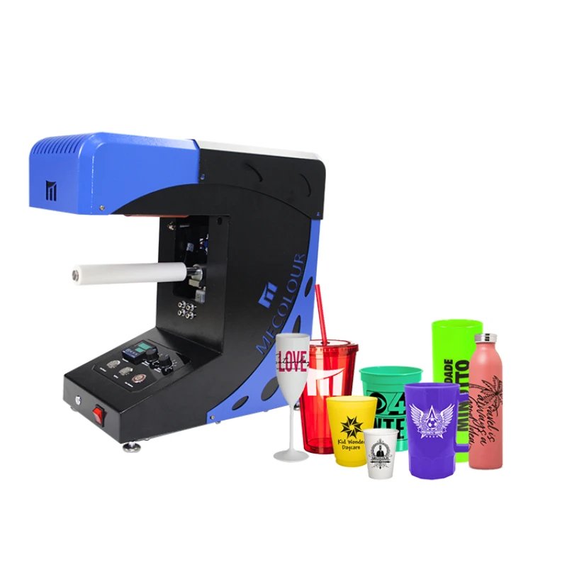 Plastic cup heat transfer printing 360 multi-transfer roller machine