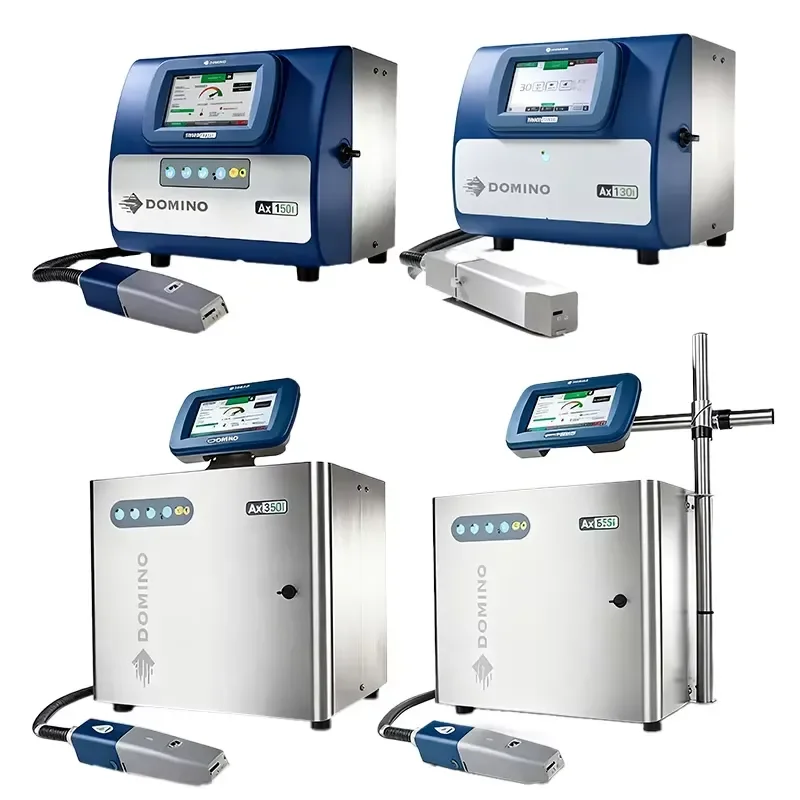 2026Hot Domino CIJ Inkjet Printer with Touchscreen Encoder for Automated Production Lines Printing on Leather Flex