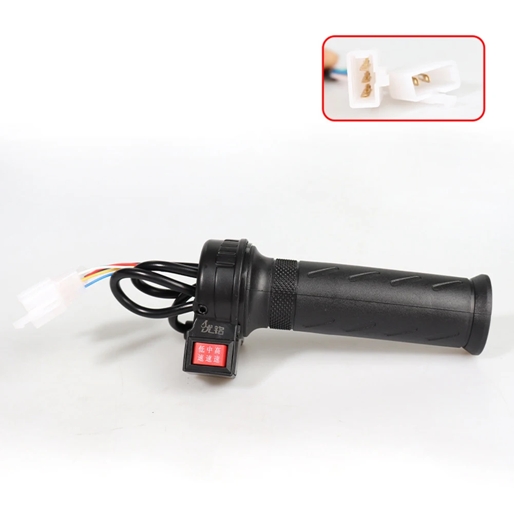 1pc Bicycle Throttle Electric Bike Bicycle Twist-Throttle High/Medium/Low Speed/Forward/Reverse/Cruis Speed Control Handle Parts