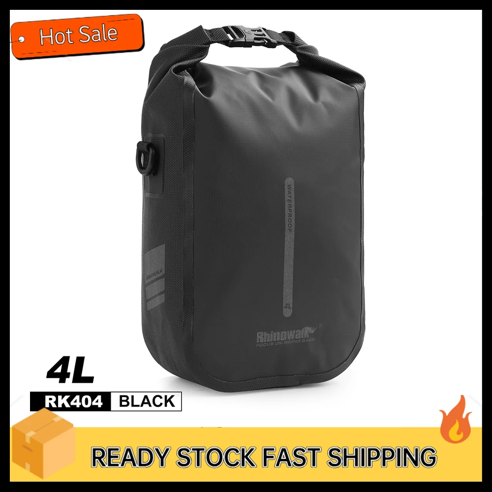 4L Bike Quick Release Bike Front Fork Bag Waterproof Cycle Bag Bicycle Front Bag Bike Storage Bag Cycle Accessory