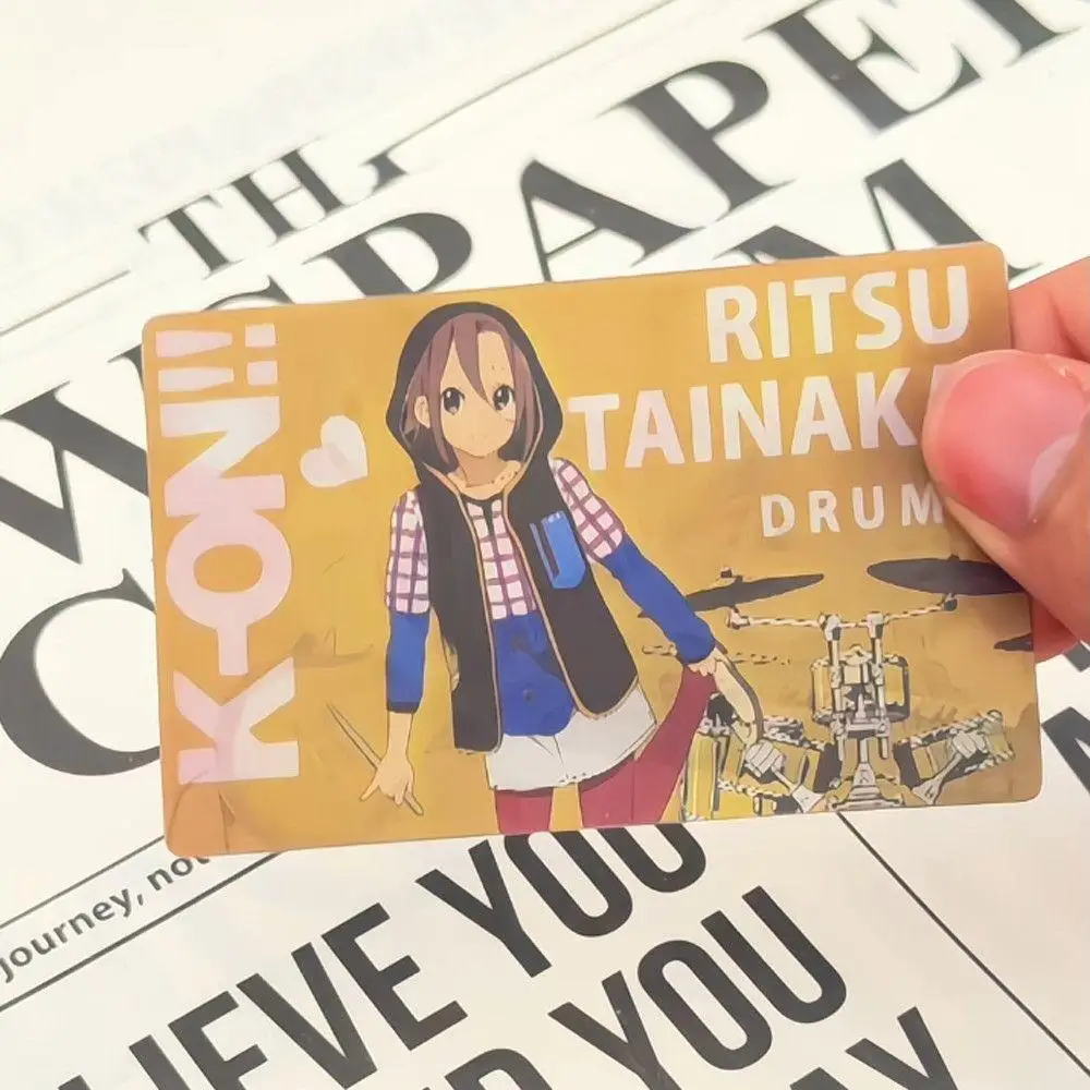 Anime K-ON BOCCHI THE ROCK GIRLS BAND CRY Cosplay Grating Card Cartoon 3D Convertible Pattern Card Collection