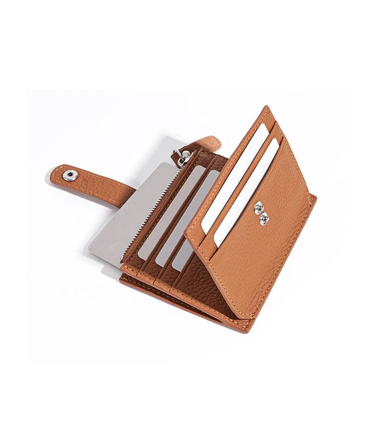 

Women Slim Wallet Small Coin Purse Bank ID Card Case Package Pouch Card Cover Ultra-Thin Card Bag Leather Credit Card Holder