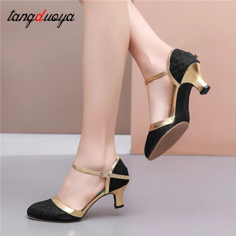 dance shoes for women Rubber sole Brand Modern Dance Shoes Salsa Ballroom Tango Latin Shoes For Girls Ladies Wholesale /retail