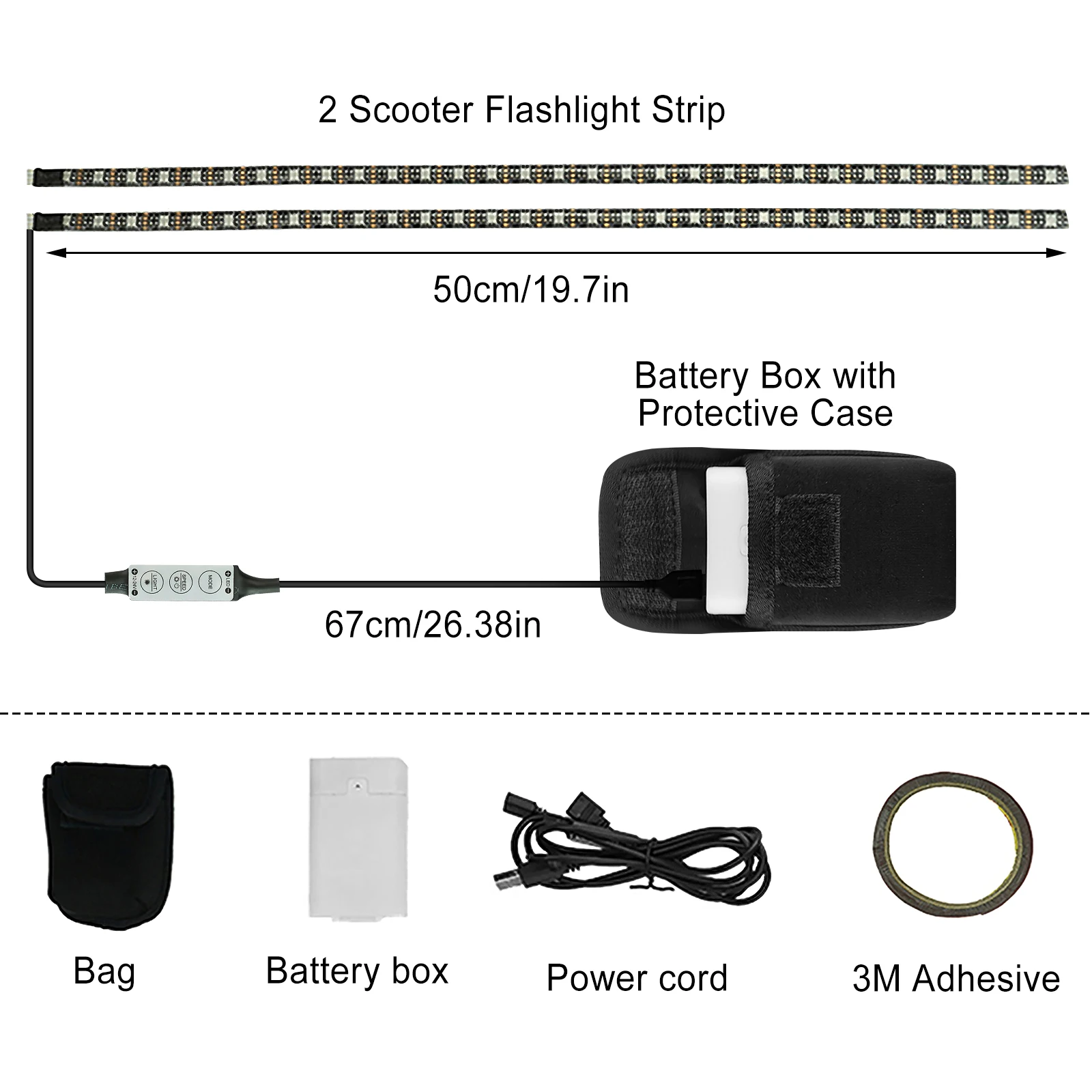 Dla Xiaomi M365 Pro Ninebot elektryczny skuter LED pasek światła ostrzeżenie o bezpieczeństwie RGB Bar lampa deskorolka wodoodporna lampka nocna