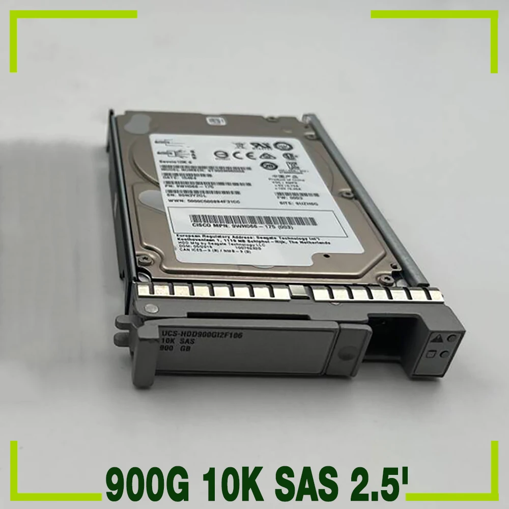 For Cisco C220-C240 M2-M3 900G 10K SAS 2.5'' Server Hard Disk UCS-HDD900G12F106